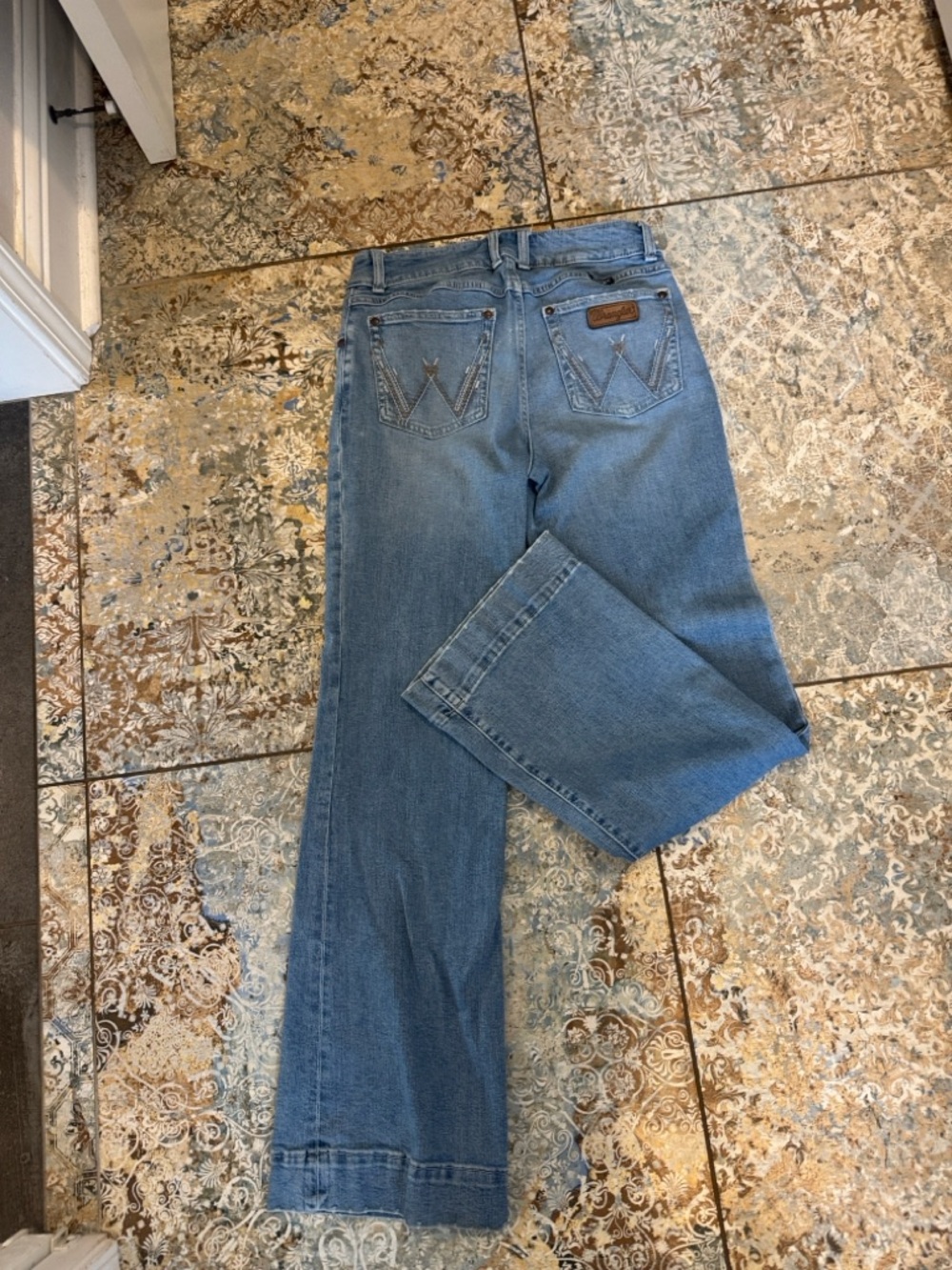 Wrangler Women's Light Blue Flare Jeans